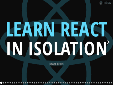 React in Isolation